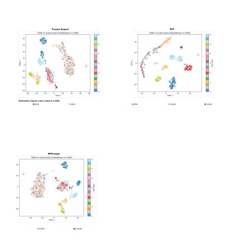 RFPrompt results and t-SNE visualization